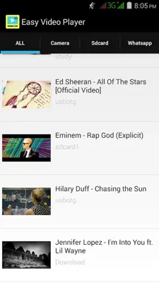 EasyVideoPlayer android App screenshot 5